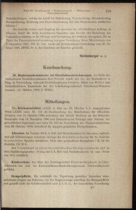 Verordnungsblatt des K.K. Justizministeriums 19091030 Seite: 3