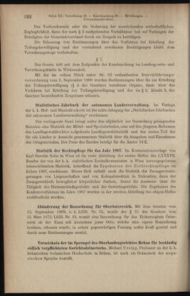 Verordnungsblatt des K.K. Justizministeriums 19091030 Seite: 6