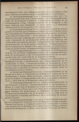 Verordnungsblatt des K.K. Justizministeriums 19100119 Seite: 61