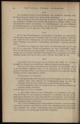 Verordnungsblatt des K.K. Justizministeriums 19100119 Seite: 68