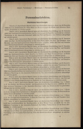 Verordnungsblatt des K.K. Justizministeriums 19100119 Seite: 81