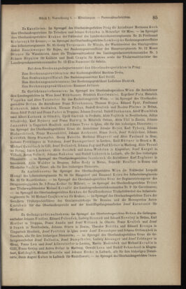 Verordnungsblatt des K.K. Justizministeriums 19100119 Seite: 85