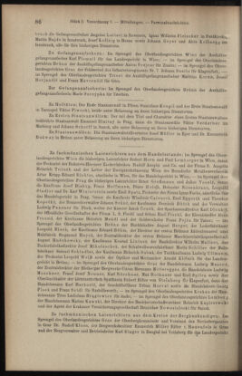 Verordnungsblatt des K.K. Justizministeriums 19100119 Seite: 86