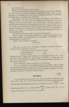 Verordnungsblatt des K.K. Justizministeriums 19100317 Seite: 34