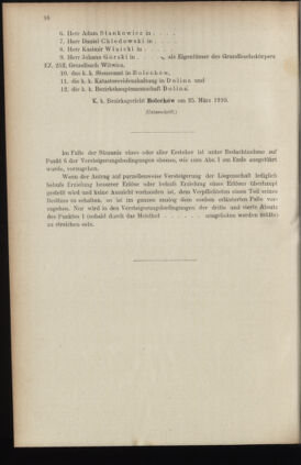 Verordnungsblatt des K.K. Justizministeriums 19100317 Seite: 36