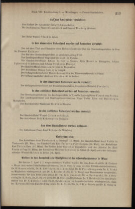 Verordnungsblatt des K.K. Justizministeriums 19100503 Seite: 13