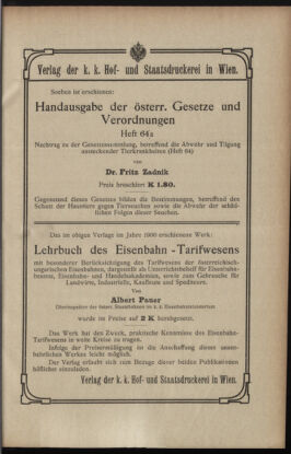 Verordnungsblatt des K.K. Justizministeriums 19100611 Seite: 15