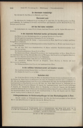 Verordnungsblatt des K.K. Justizministeriums 19100831 Seite: 14