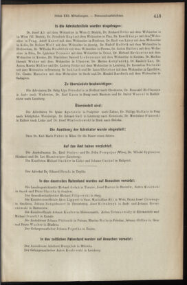 Verordnungsblatt des K.K. Justizministeriums 19101119 Seite: 13