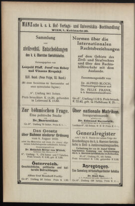 Verordnungsblatt des K.K. Justizministeriums 19101119 Seite: 16