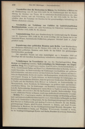 Verordnungsblatt des K.K. Justizministeriums 19101119 Seite: 8