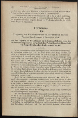 Verordnungsblatt des K.K. Justizministeriums 19101217 Seite: 2