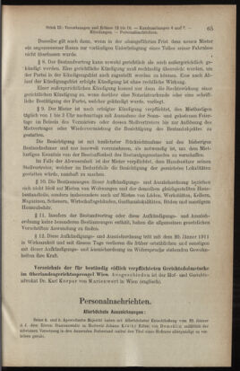 Verordnungsblatt des K.K. Justizministeriums 19110215 Seite: 11