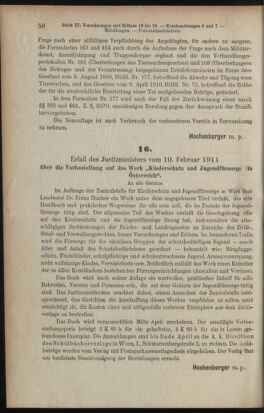 Verordnungsblatt des K.K. Justizministeriums 19110215 Seite: 4