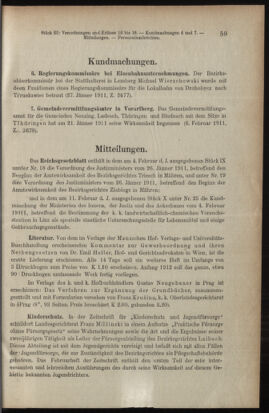 Verordnungsblatt des K.K. Justizministeriums 19110215 Seite: 5