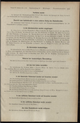 Verordnungsblatt des K.K. Justizministeriums 19110401 Seite: 11