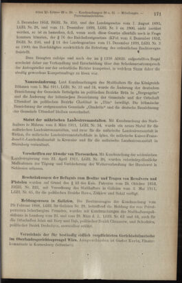 Verordnungsblatt des K.K. Justizministeriums 19110617 Seite: 11