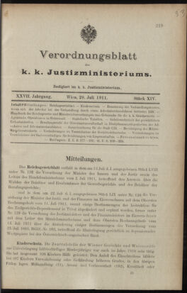 Verordnungsblatt des K.K. Justizministeriums