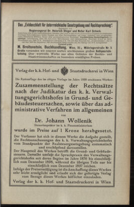 Verordnungsblatt des K.K. Justizministeriums 19110816 Seite: 15