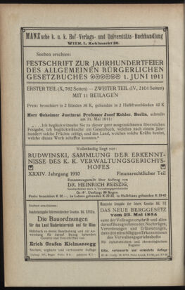 Verordnungsblatt des K.K. Justizministeriums 19110816 Seite: 16