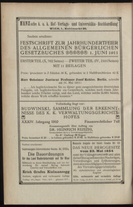 Verordnungsblatt des K.K. Justizministeriums 19110831 Seite: 12