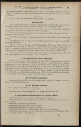 Verordnungsblatt des K.K. Justizministeriums 19110831 Seite: 9