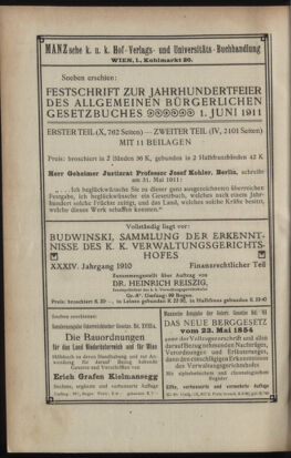 Verordnungsblatt des K.K. Justizministeriums 19110923 Seite: 16