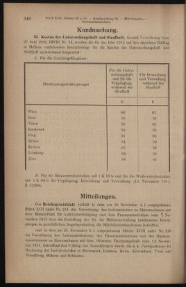 Verordnungsblatt des K.K. Justizministeriums 19111202 Seite: 14