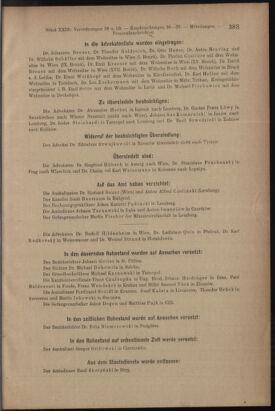 Verordnungsblatt des K.K. Justizministeriums 19111216 Seite: 37