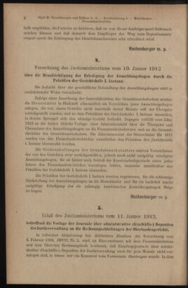 Verordnungsblatt des K.K. Justizministeriums 19120120 Seite: 4