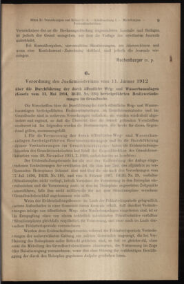 Verordnungsblatt des K.K. Justizministeriums 19120120 Seite: 5