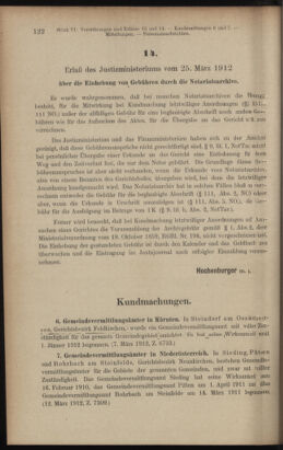 Verordnungsblatt des K.K. Justizministeriums 19120330 Seite: 2