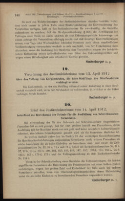 Verordnungsblatt des K.K. Justizministeriums 19120427 Seite: 2