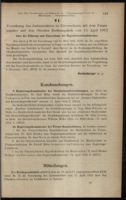 Verordnungsblatt des K.K. Justizministeriums 19120427 Seite: 3