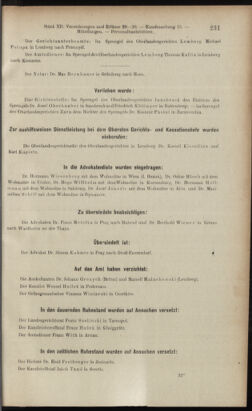 Verordnungsblatt des K.K. Justizministeriums 19120614 Seite: 19