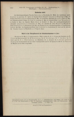 Verordnungsblatt des K.K. Justizministeriums 19120614 Seite: 20