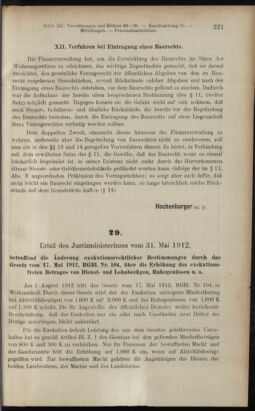 Verordnungsblatt des K.K. Justizministeriums 19120614 Seite: 9