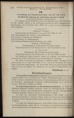 Verordnungsblatt des K.K. Justizministeriums 19120727 Seite: 4