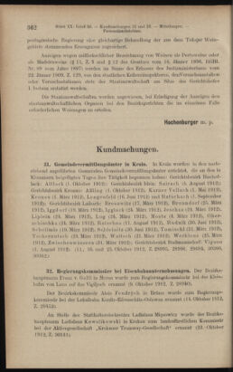 Verordnungsblatt des K.K. Justizministeriums 19121031 Seite: 2