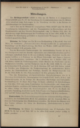 Verordnungsblatt des K.K. Justizministeriums 19121031 Seite: 3