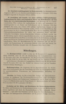 Verordnungsblatt des K.K. Justizministeriums 19121214 Seite: 21