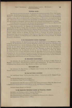 Verordnungsblatt des K.K. Justizministeriums 19130118 Seite: 23