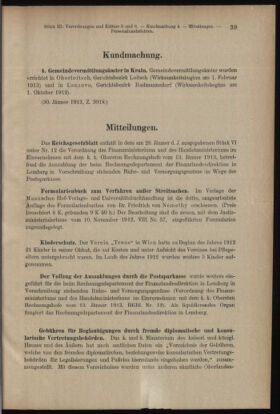 Verordnungsblatt des K.K. Justizministeriums 19130215 Seite: 5