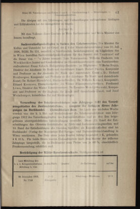 Verordnungsblatt des K.K. Justizministeriums 19130215 Seite: 7