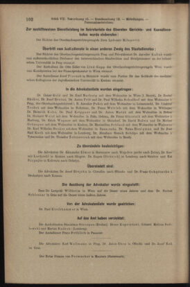 Verordnungsblatt des K.K. Justizministeriums 19130416 Seite: 12