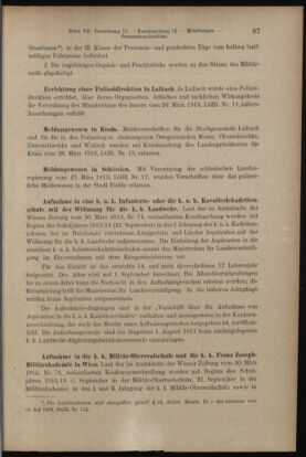 Verordnungsblatt des K.K. Justizministeriums 19130416 Seite: 7