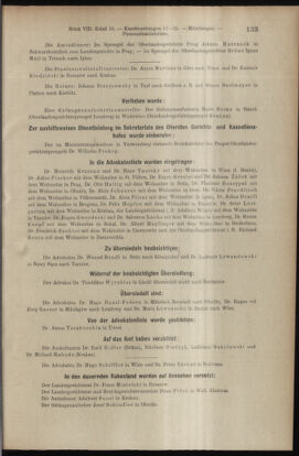 Verordnungsblatt des K.K. Justizministeriums 19130430 Seite: 29