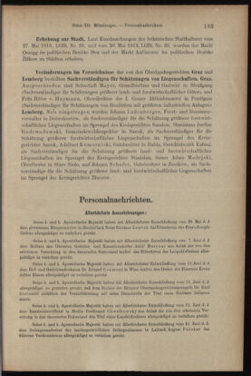 Verordnungsblatt des K.K. Justizministeriums 19130628 Seite: 7