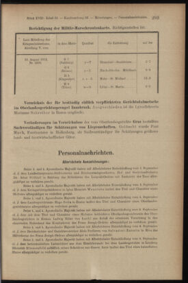 Verordnungsblatt des K.K. Justizministeriums 19131004 Seite: 11