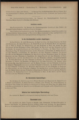 Verordnungsblatt des K.K. Justizministeriums 19131004 Seite: 15